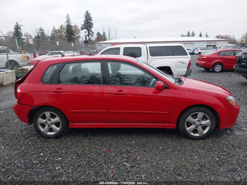 2008 Kia Spectra5 Sx VIN: KNAFE161185015815 Lot: 43596084