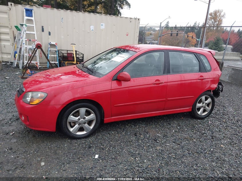 2008 Kia Spectra5 Sx VIN: KNAFE161185015815 Lot: 43596084