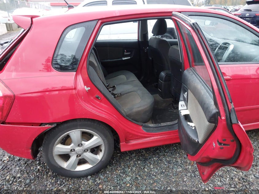 2008 Kia Spectra5 Sx VIN: KNAFE161185015815 Lot: 43596084