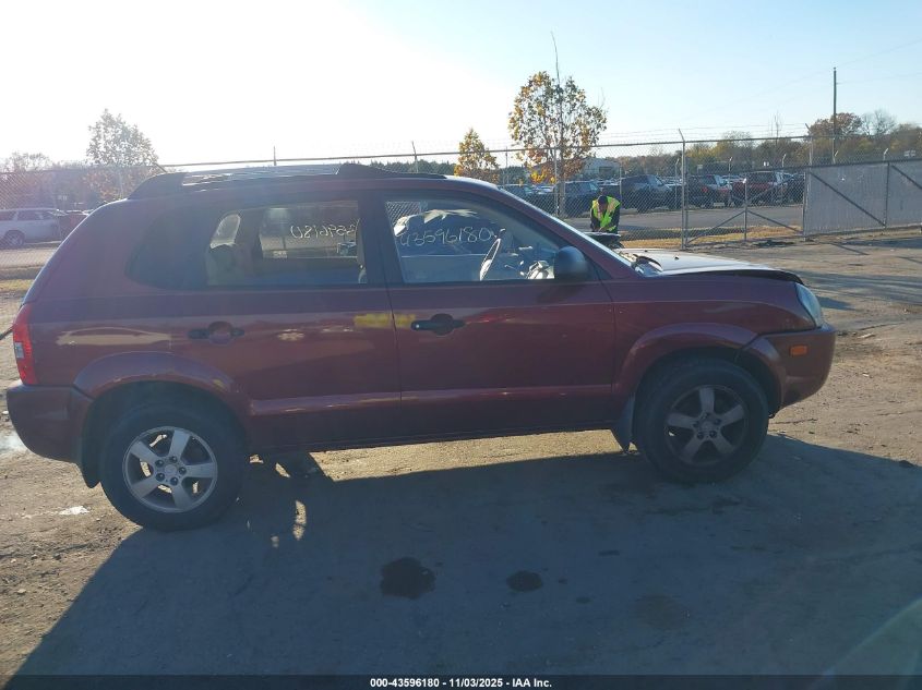 2007 Hyundai Tucson Gls VIN: KM8JM12B17U522650 Lot: 43596180