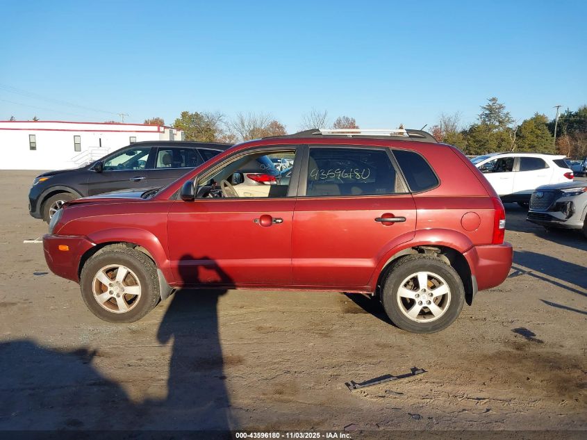 2007 Hyundai Tucson Gls VIN: KM8JM12B17U522650 Lot: 43596180
