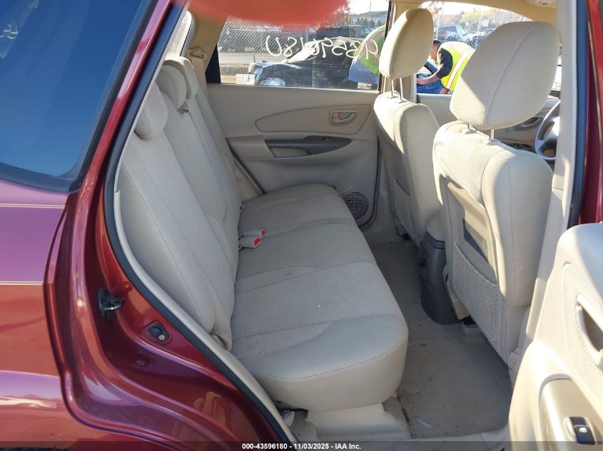 2007 Hyundai Tucson Gls VIN: KM8JM12B17U522650 Lot: 43596180