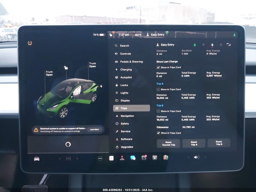 2021 Tesla Model Y Long Range Dual Motor All-Wheel Drive VIN: 5YJYGDEE2MF298956 Lot: 43596282