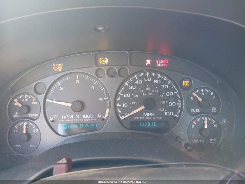 2003 GMC Sonoma Sls VIN: 1GTDT19X438112238 Lot: 43596284