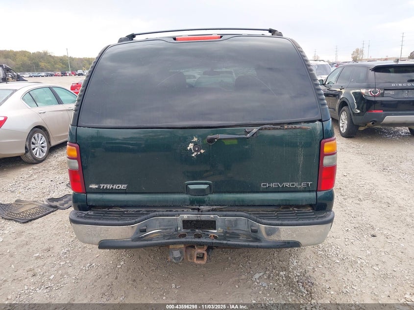 2002 Chevrolet Tahoe Lt VIN: 1GNEK13Z72J321120 Lot: 43596298