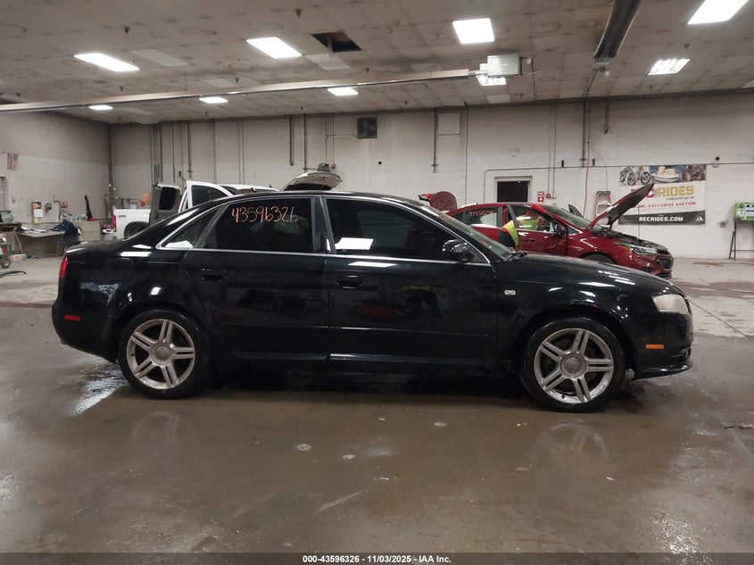 2008 Audi A4 2.0T VIN: WAUDF78E98A045627 Lot: 43596326