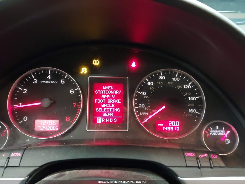 2008 Audi A4 2.0T VIN: WAUDF78E98A045627 Lot: 43596326