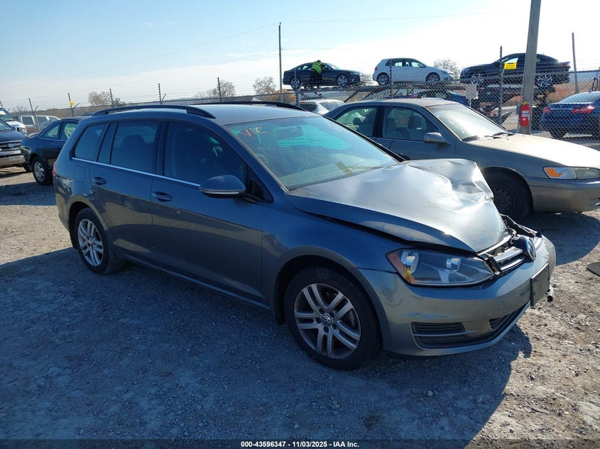 2015 VOLKSWAGEN GOLF SPORTWAGEN TDI S 4-DOOR - 3VWCA7AUXFM514557