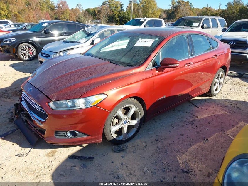 3FA6P0LUXER386265 2014 FORD FUSION photo no. 2