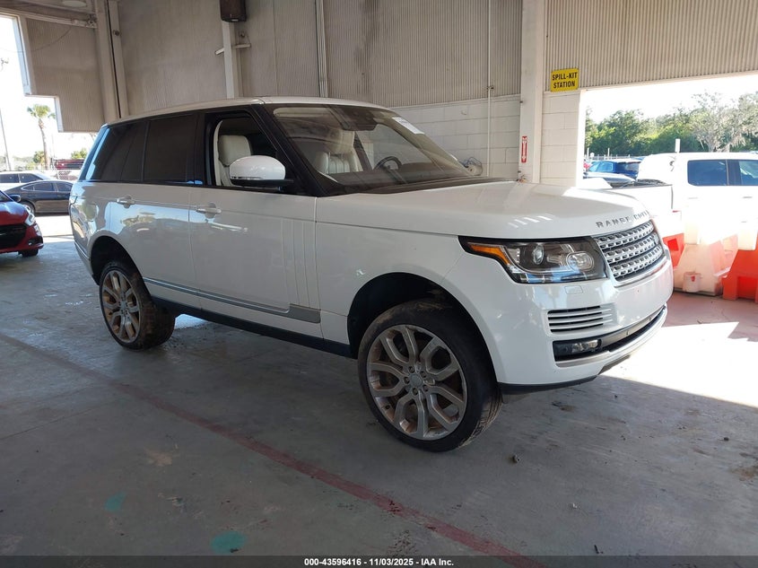 2017 LAND ROVER RANGE ROVER 3.0L V6 SUPERCHARGED HSE - SALGS2FV8HA345749
