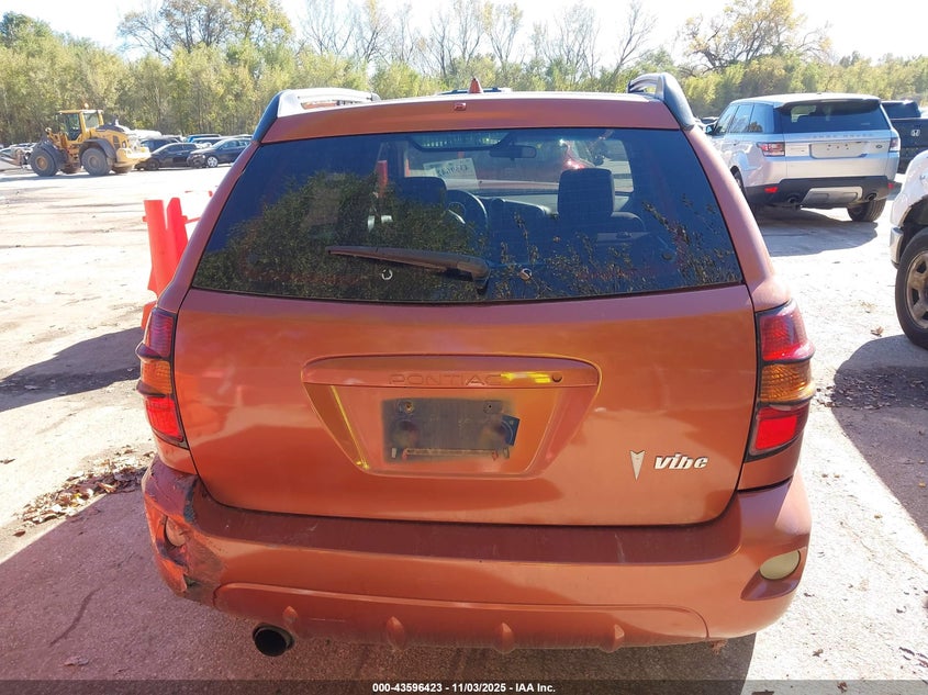 2005 Pontiac Vibe VIN: 5Y2SL63885Z427580 Lot: 43596423