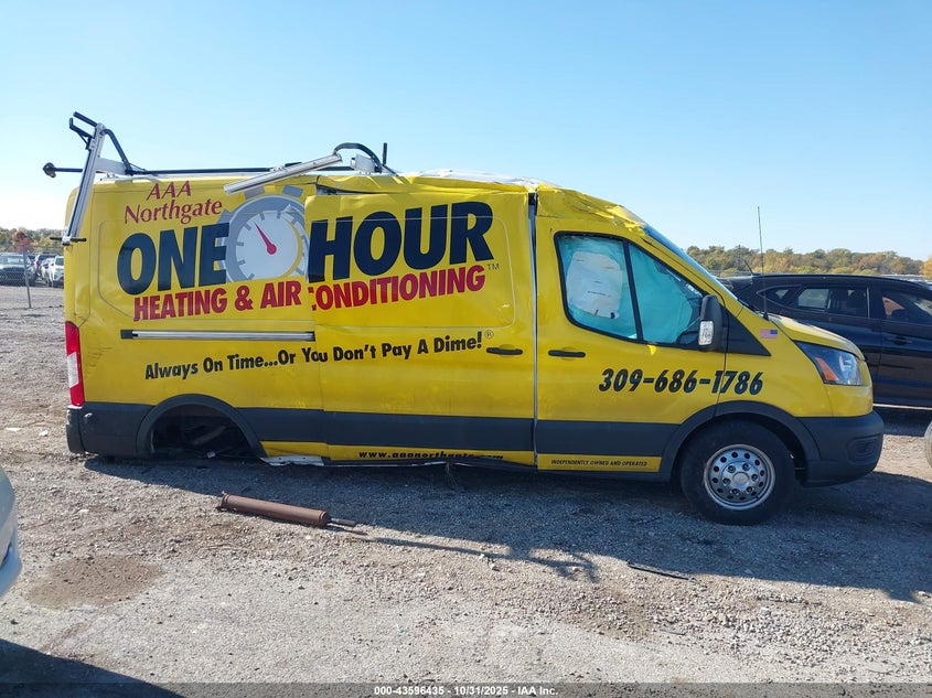 2023 Ford Transit T-250 VIN: 1FTBR2C80PKA91202 Lot: 43596435