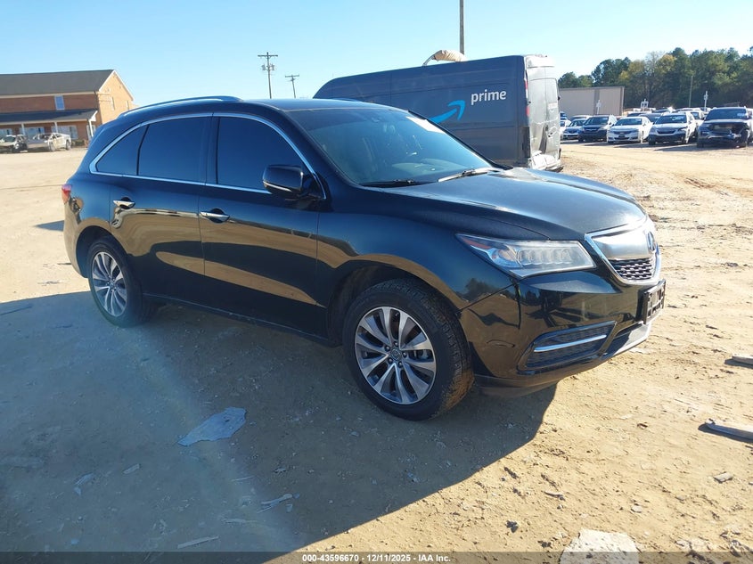 Vin: 5fryd4h41fb004928, lot: 44091766, acura mdx technology package 20151