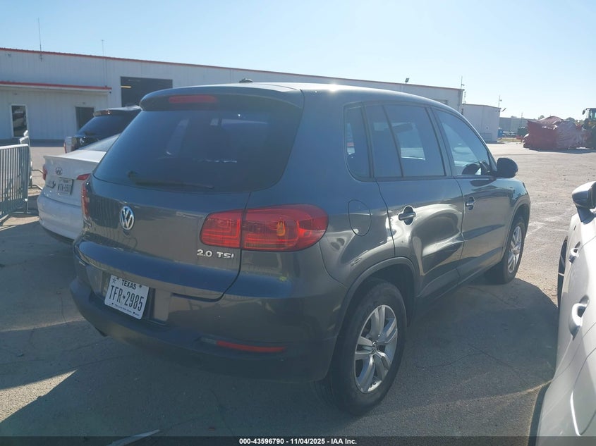 Vin: wvgav3ax5dw592075, lot: 44091886, volkswagen tiguan s 20134