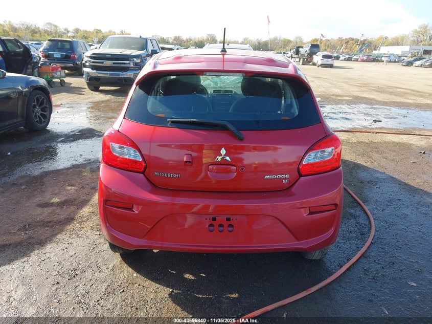2019 Mitsubishi Mirage Se VIN: ML32A4HJ1KH008772 Lot: 43596840
