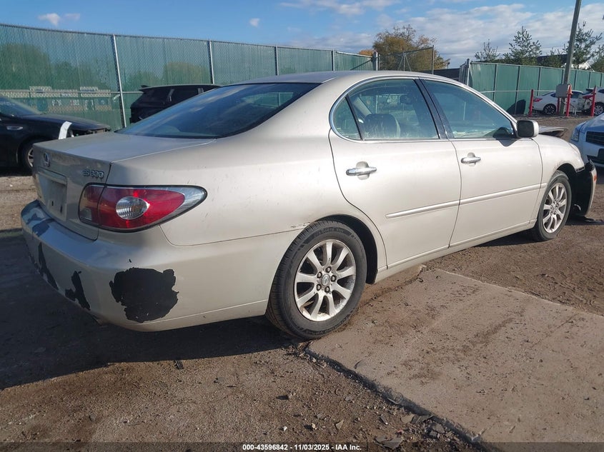 JTHBF30G030125220 2003 LEXUS ES photo no. 4