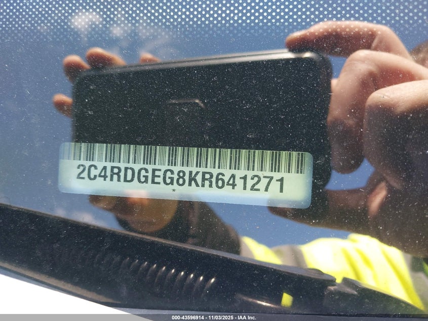 2019 DODGE GRAND CARAVAN GT - 2C4RDGEG8KR641271