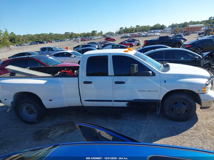 2005 Dodge Ram 3500 Slt/Laramie VIN: 3D7MR48C55G743257 Lot: 43596967