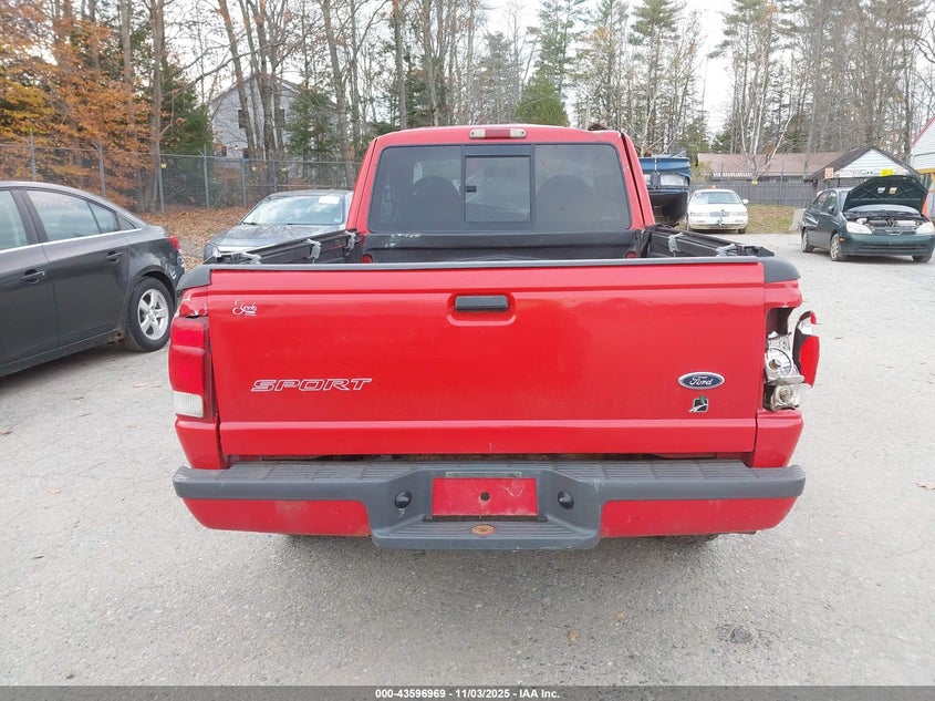 2000 Ford Ranger Xl/Xlt VIN: 1FTYR14V9YTA85113 Lot: 43596969