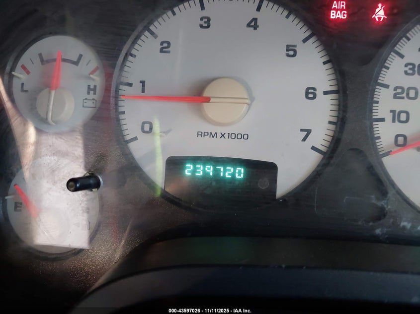 2003 Dodge Ram 2500 Slt/Laramie/St VIN: 3D7KA28D03G782427 Lot: 43597026