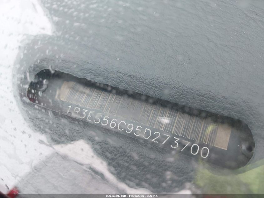 2005 Dodge Neon Sxt VIN: 1B3ES56C95D273700 Lot: 43597100