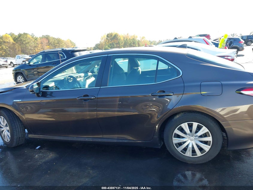 2019 TOYOTA CAMRY HYBRID LE 4T1B31HK6KU511246