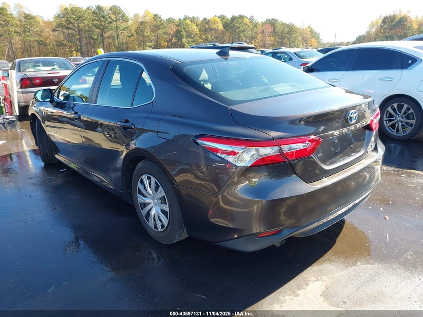 2019 TOYOTA CAMRY HYBRID LE 4T1B31HK6KU511246