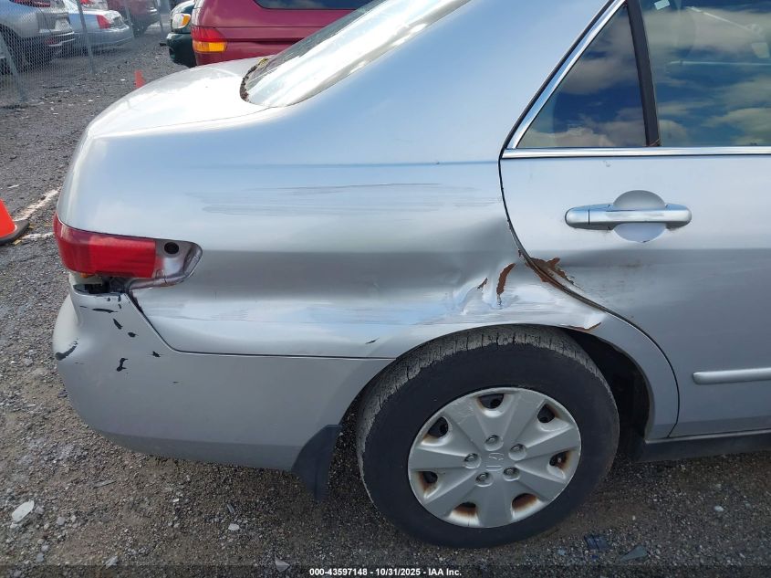 2004 Honda Accord 2.4 Lx VIN: 1HGCM56384A155252 Lot: 43597148