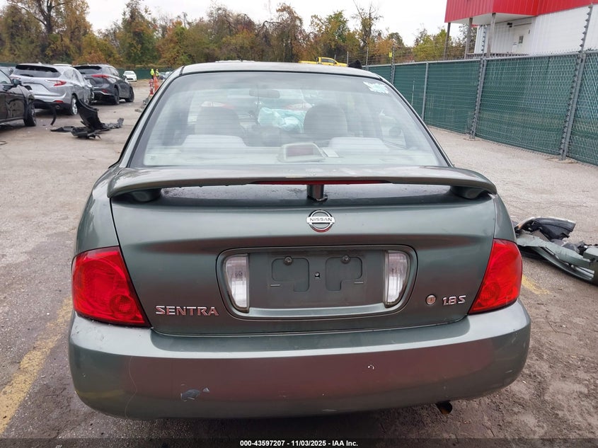 2005 Nissan Sentra 1.8S VIN: 3N1CB51D15L492069 Lot: 43597207
