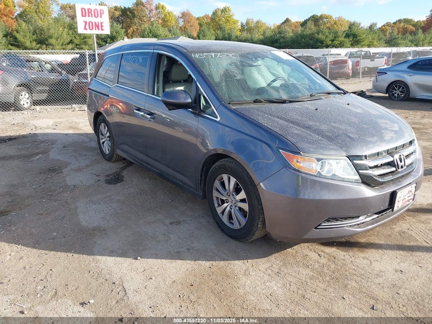 2016 HONDA ODYSSEY EX-L - 5FNRL5H63GB014393