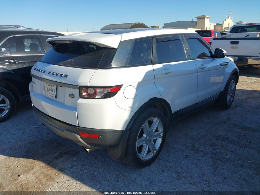 Vin: salvp2bg6fh022725, lot: 44092450, land rover range rover evoque pure 20154