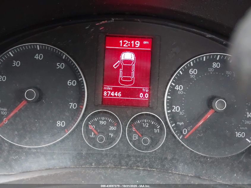 2009 Volkswagen Eos Komfort VIN: WVWBA71F79V003947 Lot: 43597379