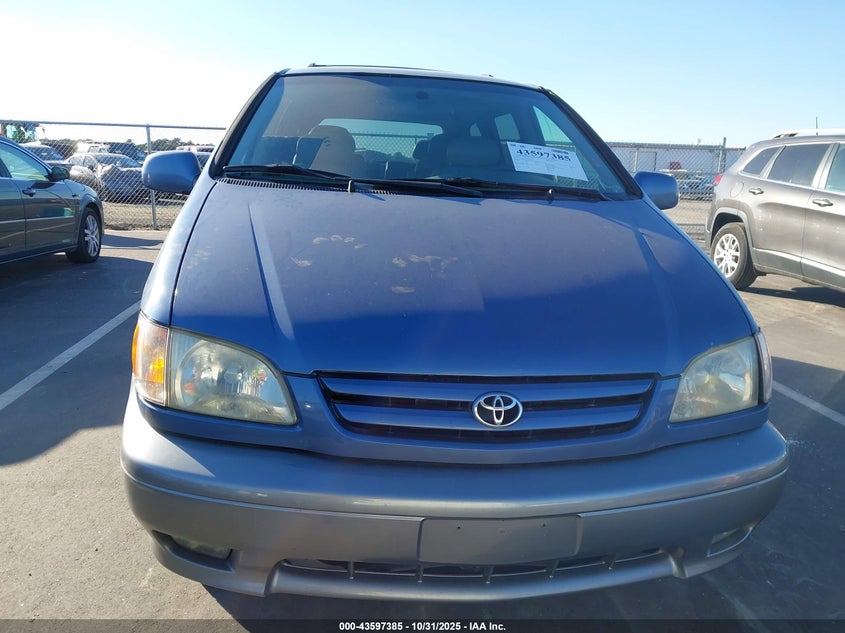 2002 Toyota Sienna Xle VIN: 4T3ZF13C72U490517 Lot: 43597385