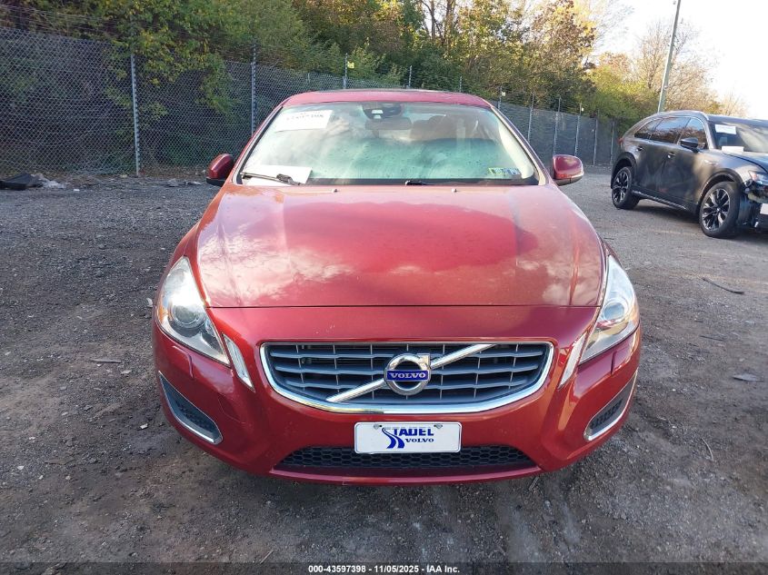 2012 Volvo S60 T6 VIN: YV1902FH4C2077263 Lot: 43597398