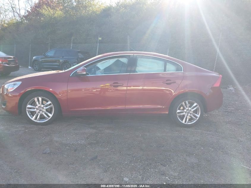 2012 Volvo S60 T6 VIN: YV1902FH4C2077263 Lot: 43597398