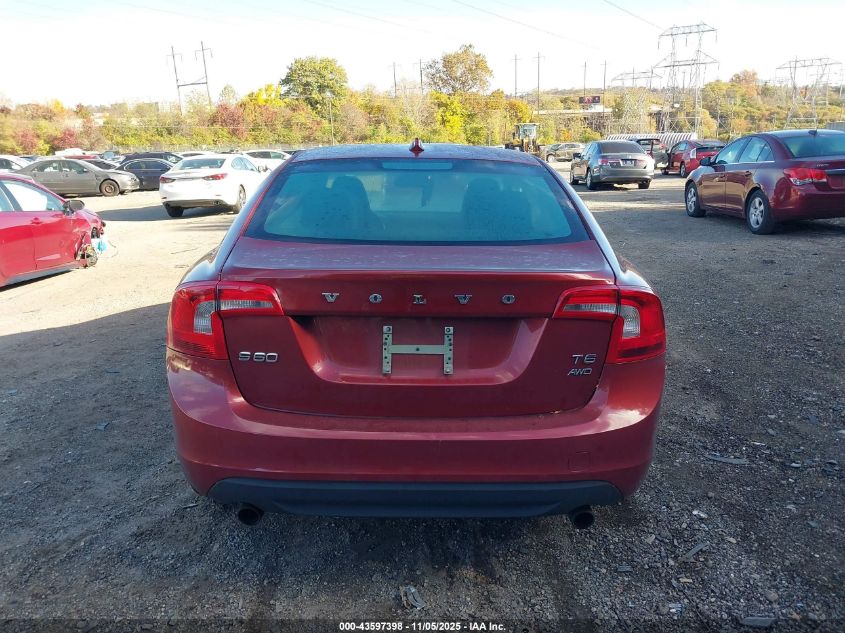 2012 Volvo S60 T6 VIN: YV1902FH4C2077263 Lot: 43597398