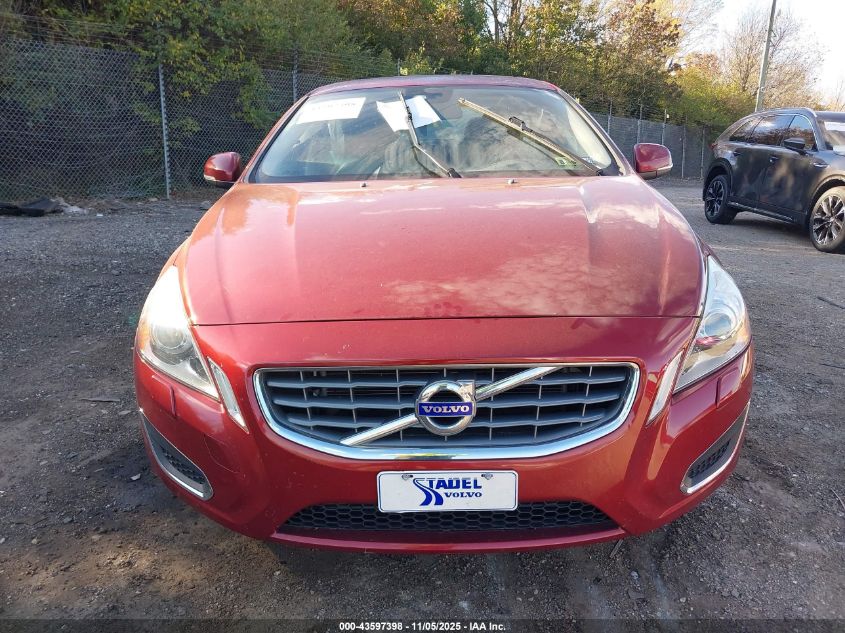 2012 Volvo S60 T6 VIN: YV1902FH4C2077263 Lot: 43597398