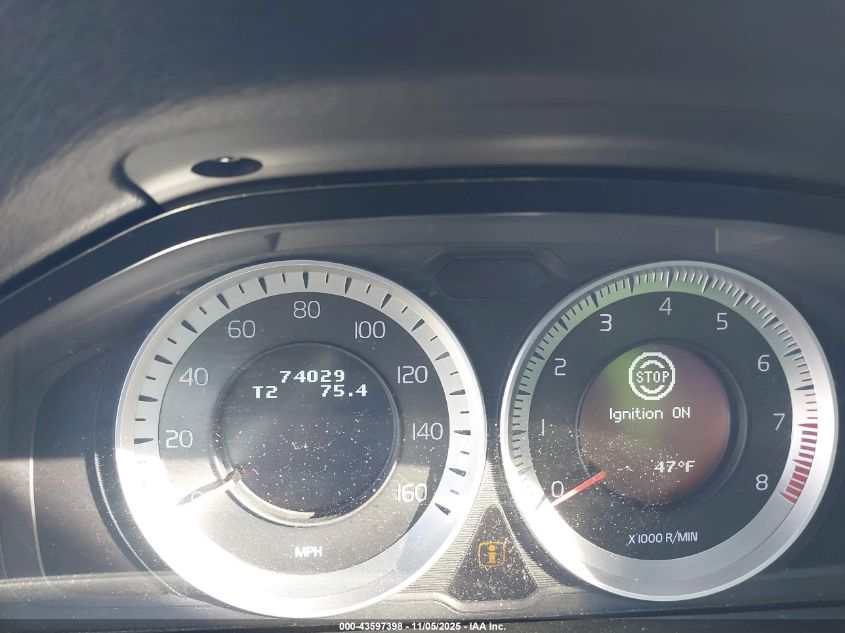 2012 Volvo S60 T6 VIN: YV1902FH4C2077263 Lot: 43597398