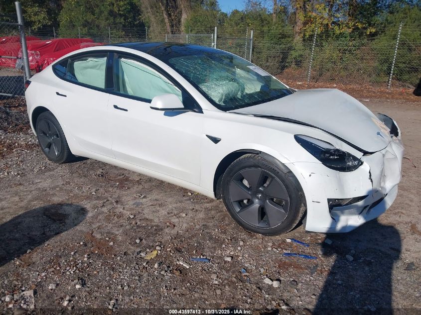TESLA MODEL 3 REAR-WHEEL DRIVE
