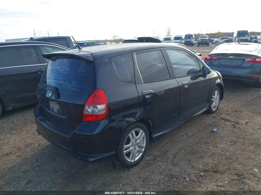 JHMGD38658S049562 2008 HONDA FIT photo no. 4