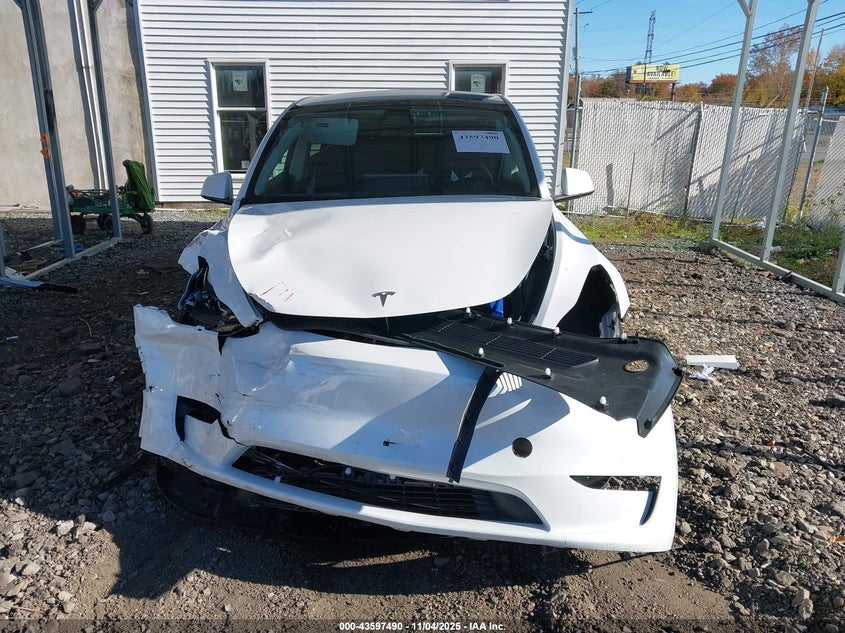 2024 Tesla Model Y Long Range Dual Motor All-Wheel Drive VIN: 7SAYGDEE6RF186297 Lot: 43597490