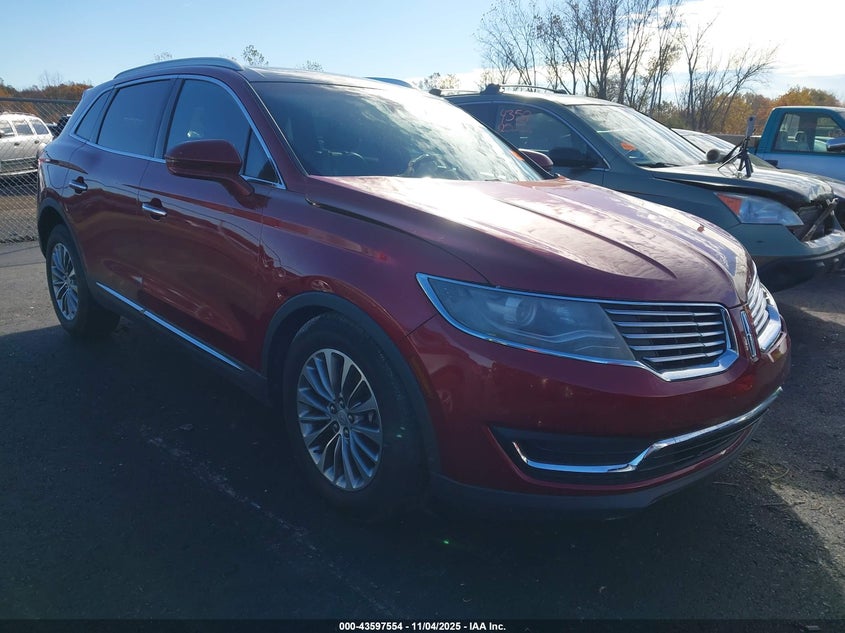 2016 LINCOLN MKX SELECT - 2LMTJ8KP0GBL66939