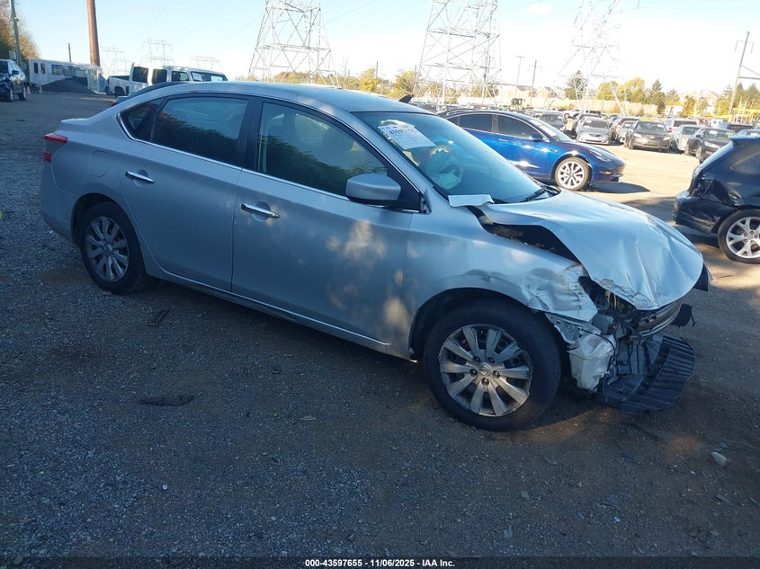 2013 NISSAN SENTRA S - 3N1AB7AP3DL693337
