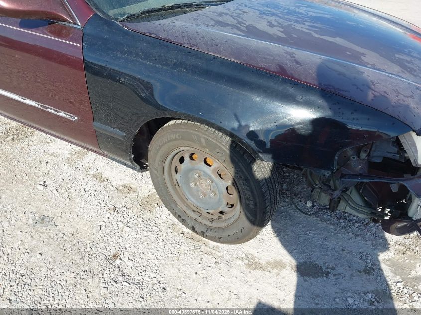 2001 Mazda 626 Es V6/Lx V6 VIN: 1YVGF22D815201913 Lot: 43597675