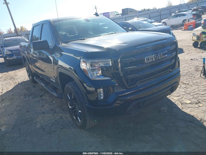2022 GMC SIERRA 1500 LIMITED 4WD  SHORT BOX ELEVATION - 3GTU9CED3NG139045