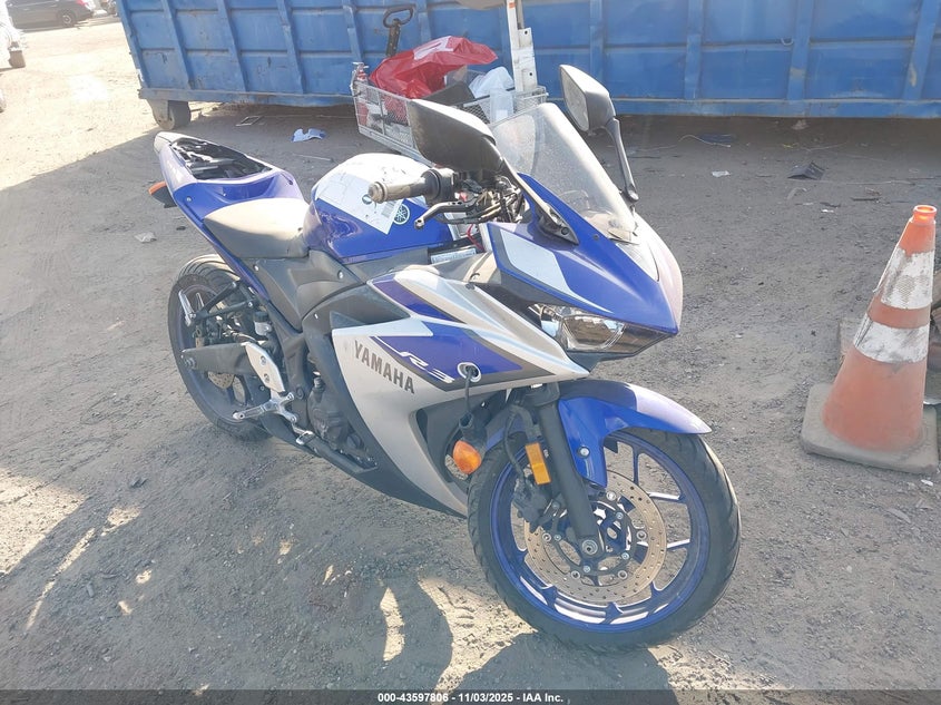 2015 YAMAHA YZFR3 - MH3RH06Y3FK005060