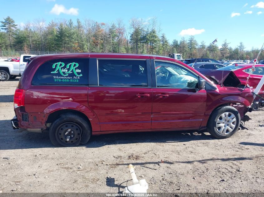 2017 Dodge Grand Caravan Se VIN: 2C4RDGBG6HR849064 Lot: 43597844