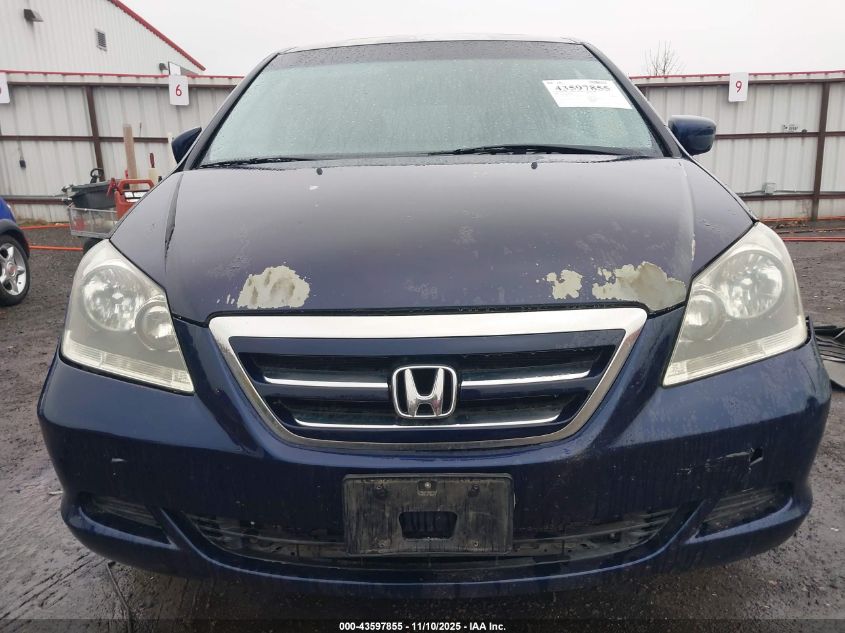 2006 Honda Odyssey Ex-L VIN: 5FNRL38656B123831 Lot: 43597855