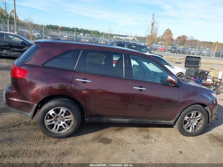 2009 Acura Mdx Technology Package VIN: 2HNYD28649H506543 Lot: 43597899