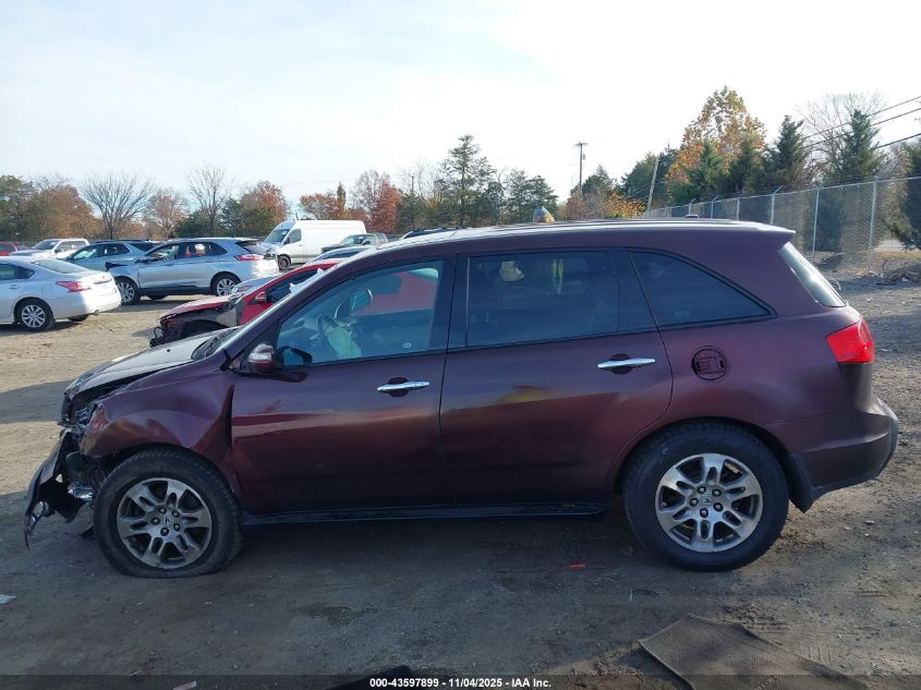 2009 Acura Mdx Technology Package VIN: 2HNYD28649H506543 Lot: 43597899